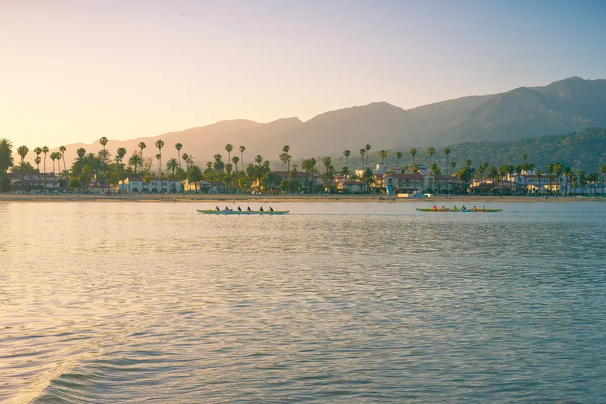 Boats on the Santa Barbara Harbor
