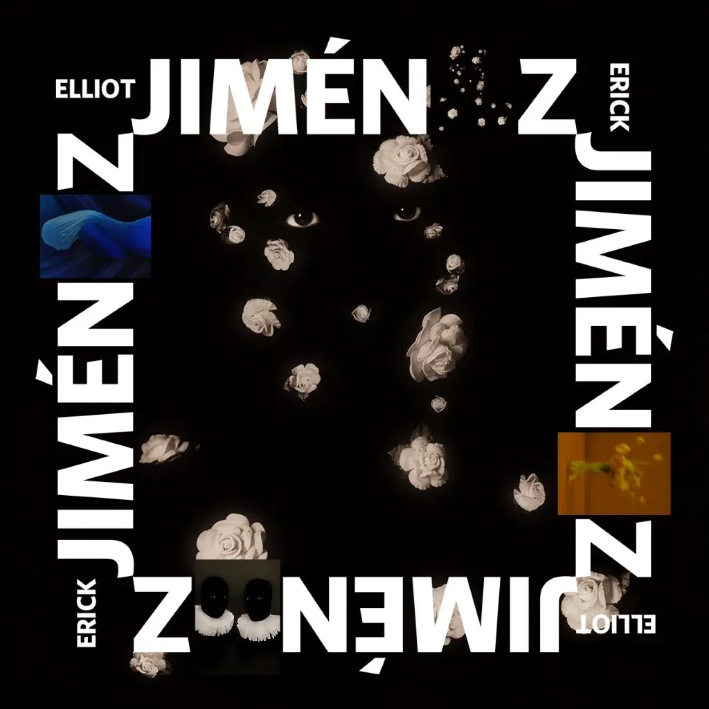 Art poster for Elliot and Erick Jiménez, first-generation Cuban-American, identical twin photographers
