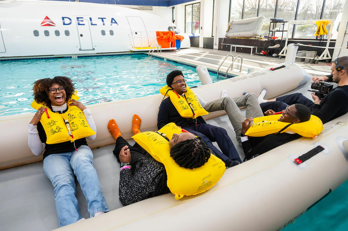 Participants of Delta's new Business Class program started the multi-month course with a tour of Delta's World Headquarters in Atlanta.
