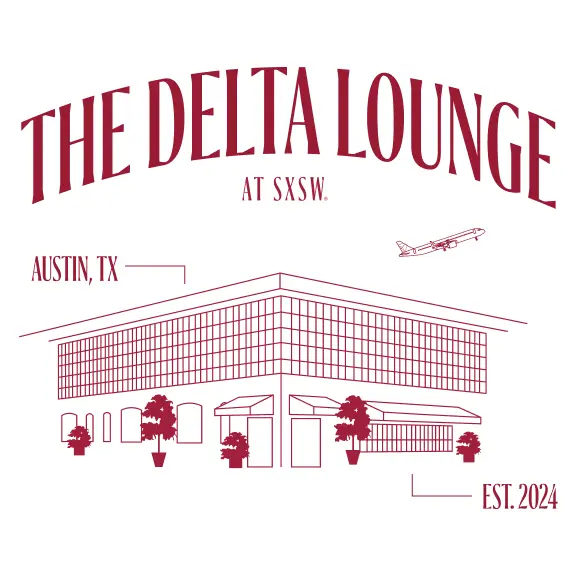 An illustration of The Delta Lounge at SXSW 2024