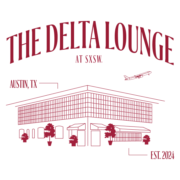 An illustration of The Delta Lounge at SXSW 2024