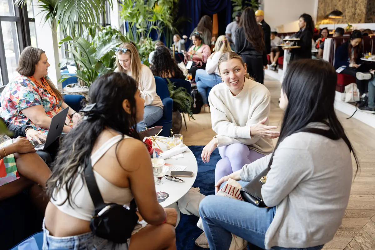 SkyMiles members enjoy the Delta Lounge activation and amenities during their visit to SXSW 2024.