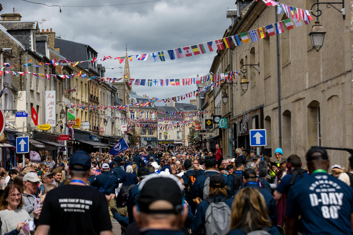 On June 8, WWII Veterans were welcomed to Utah Beach by the Mayor of Saint Marie du Mont., and members of the Delta family had the honor of attending the wedding of 100-year-old WWII Veteran Harold Terens and his now-wife, 96-year-old Jeanne Swerlin.