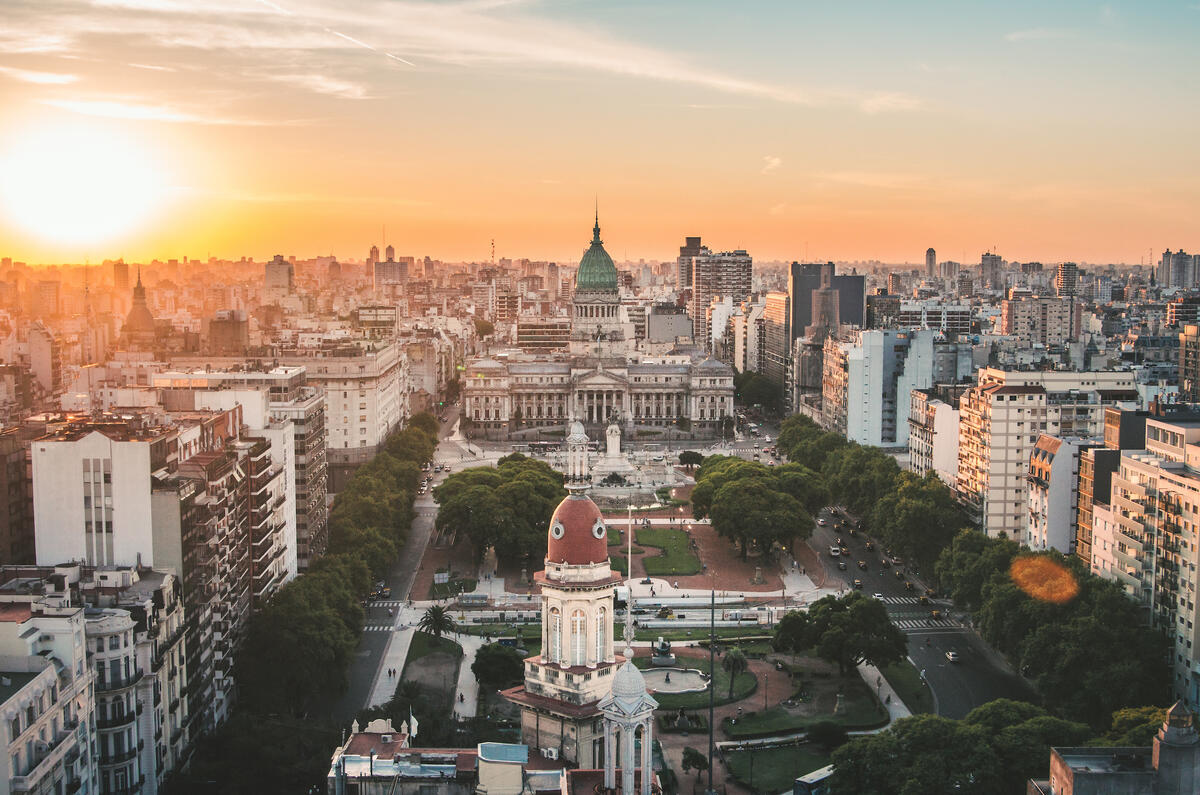 A scenic view of Buenos Aires