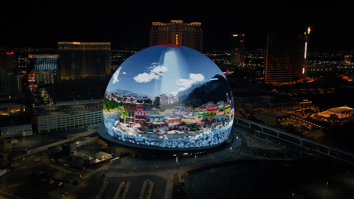Delta’s CES presence extends to Sphere’s exterior – the Exosphere