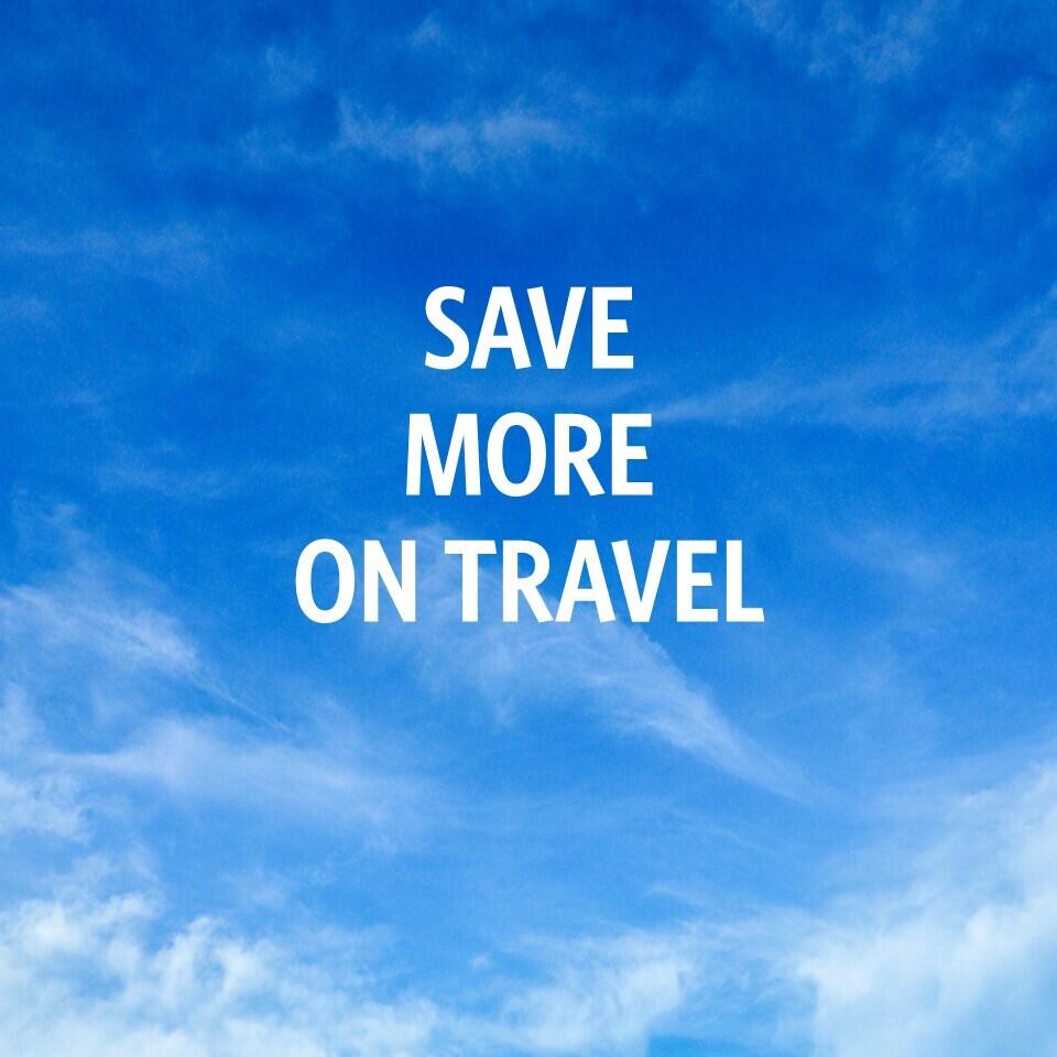 Save more on travel