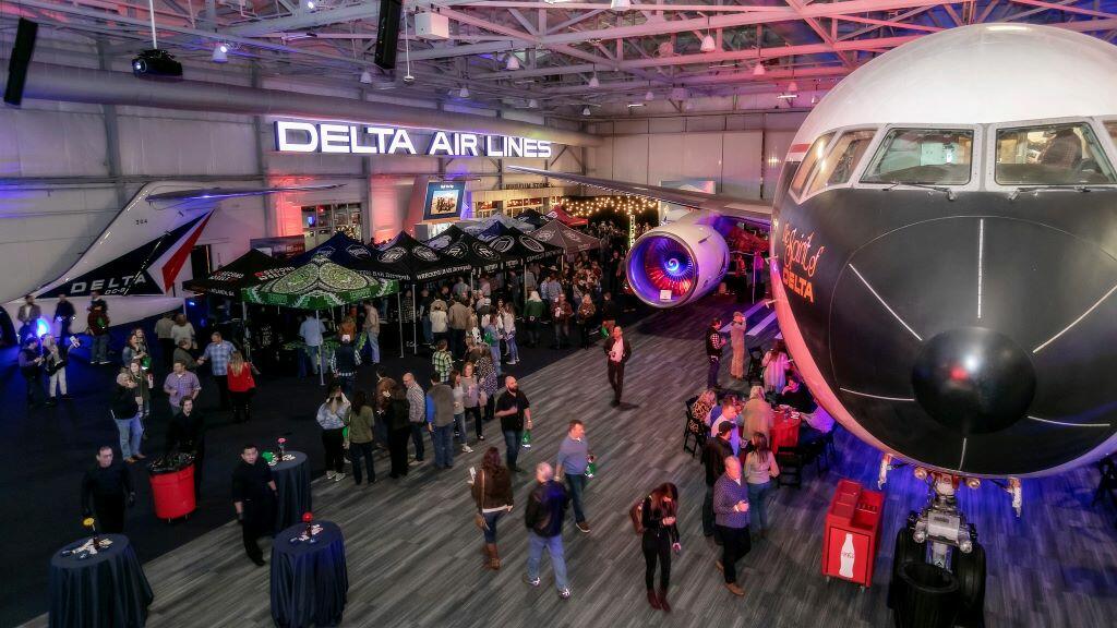 The Delta Flight Museum hosts the Hops in the Hangar event, complete with sipping best craft brews from Georgia and across the country – all in support of the museum