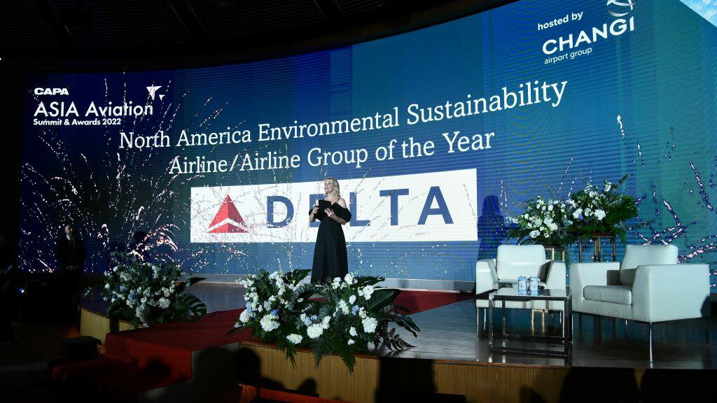 Delta recently received both the Green Partner in Travel Award from the American Society of Travel Advisors as well as the North American Environmental Sustainability Airline/Airline Group of the Year award from the Centre of Aviation. 