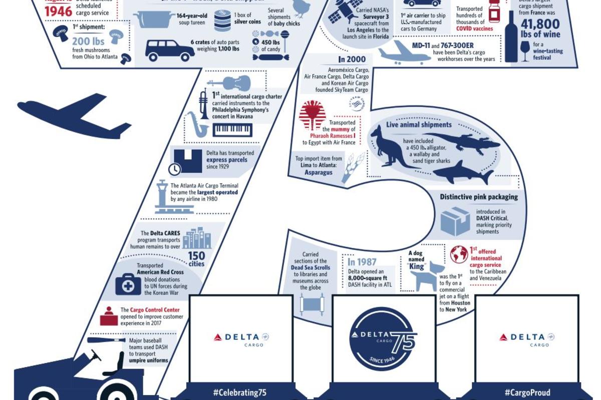 Delta Cargo Infographic