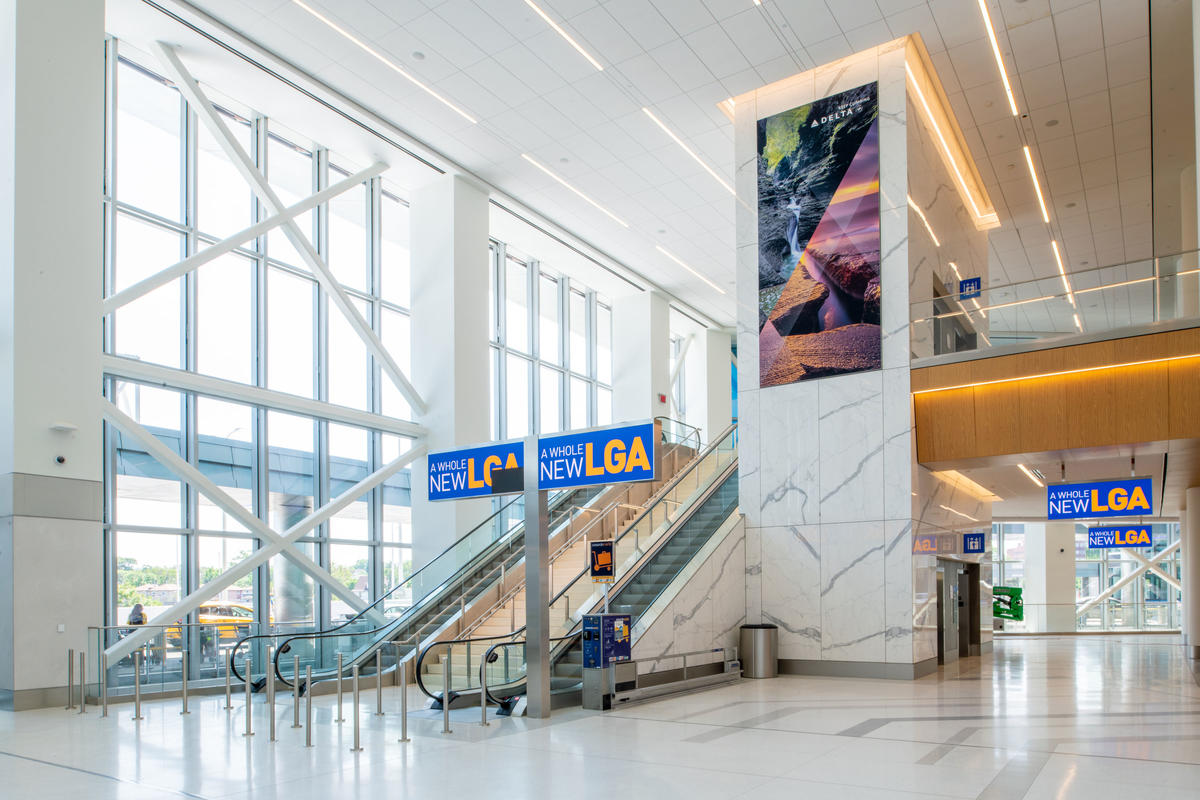 Grand entrance to Delta’s new LaGuardia terminal