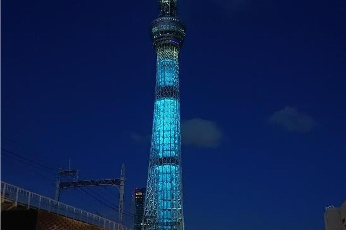 The highlight of Tokyo's 634-meter Tokyo Skytree are two observation decks, which offer spectacular views out over the city.