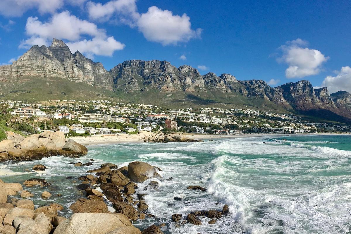 Cape Town is a port city on the southwest coast of South Africa. It is located on a peninsula beneath the imposing Table Mountain.