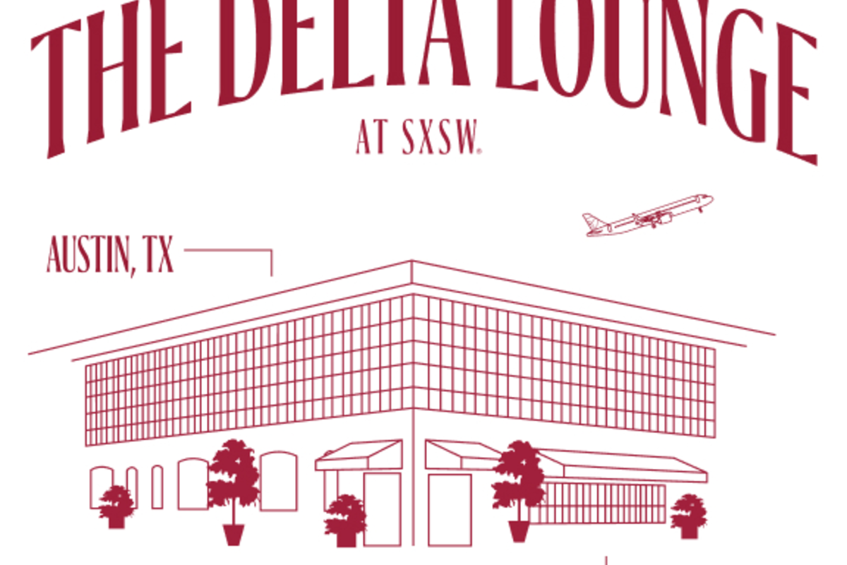 An illustration of The Delta Lounge at SXSW 2024