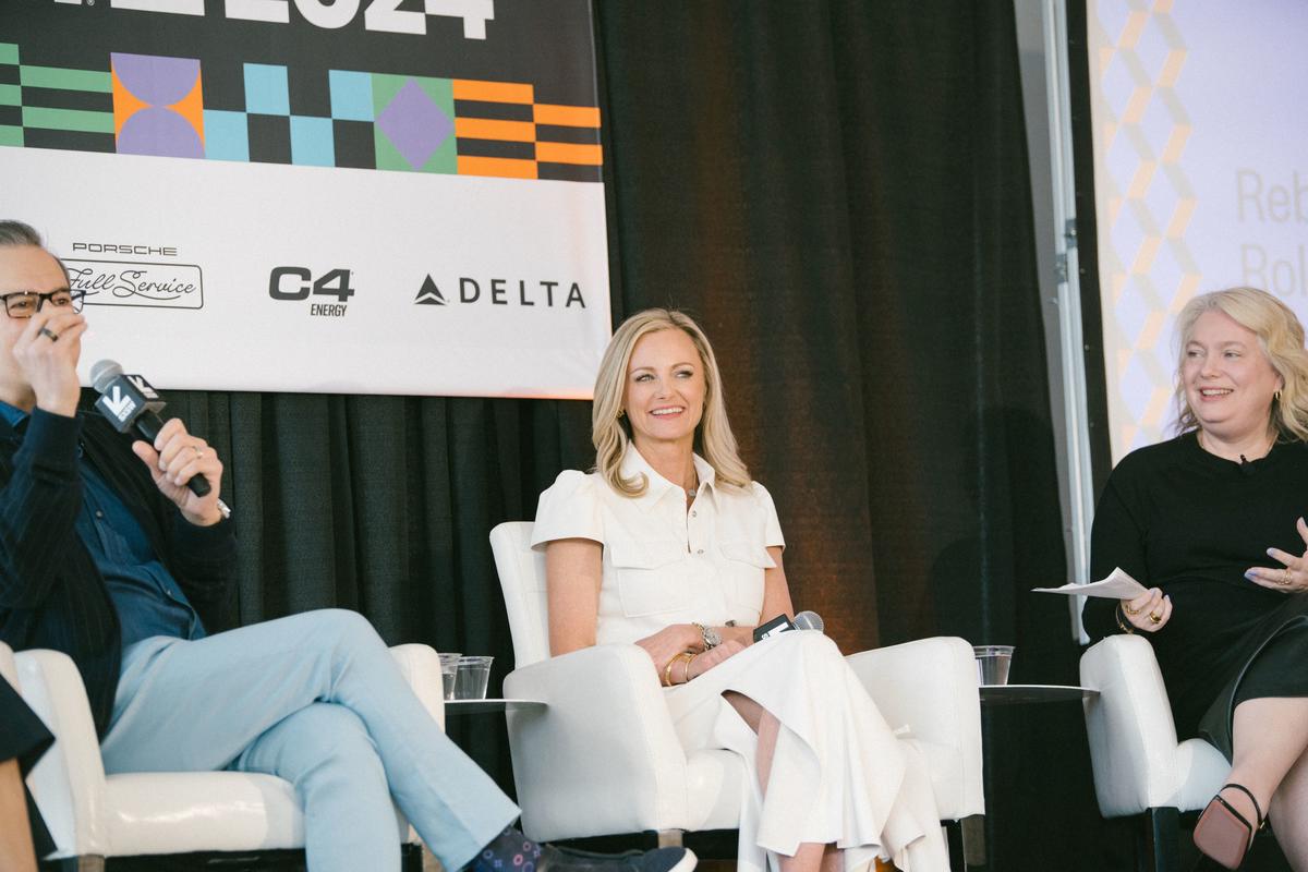 Delta CMO Alicia Tillman shares a stage with representatives from Pfizer and ESOBEAUTY and discusses how Delta is reimagining the role of CMO by unlocking the value of connecting members to experiences on the Rebranding the Role of the CMO panel on March 10 at SXSW 2024.