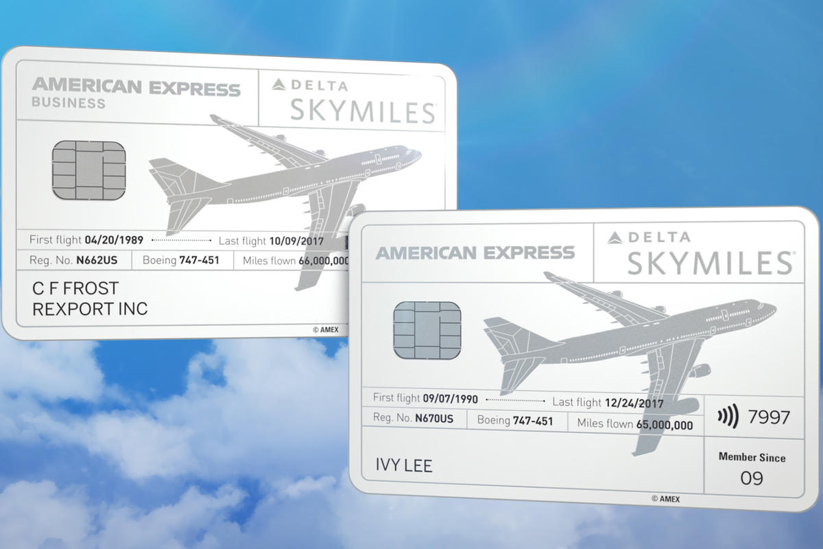 The new limited-edition Delta SkyMiles Reserve Cards are cloud-white in color and made from two Delta Boeing 747 aircrafts that were retired after more than 27 years of service and feature each plane’s history, including their first and last flights, tail number and number of miles flown.  