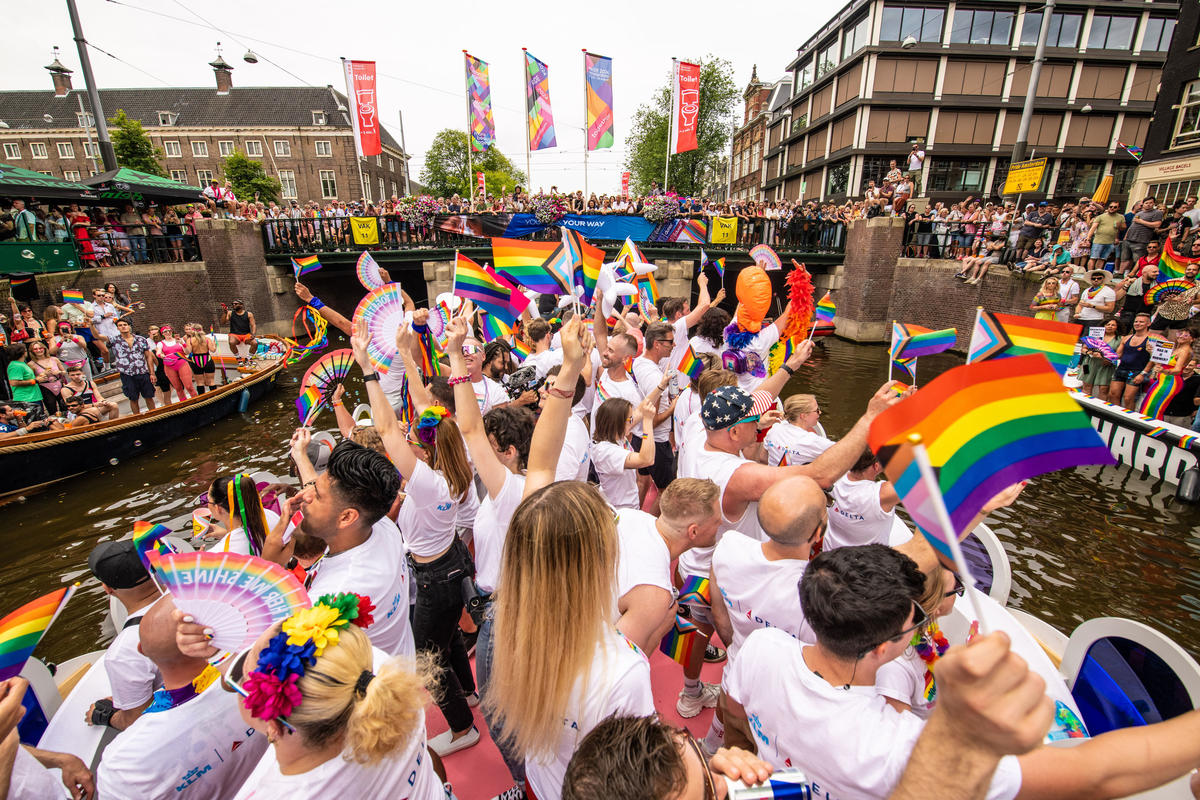 Delta and its partner airline KLM came together on Aug. 3, for the annual Canal Parade in Amsterdam, one of the most iconic LGBTQ events in the world. 