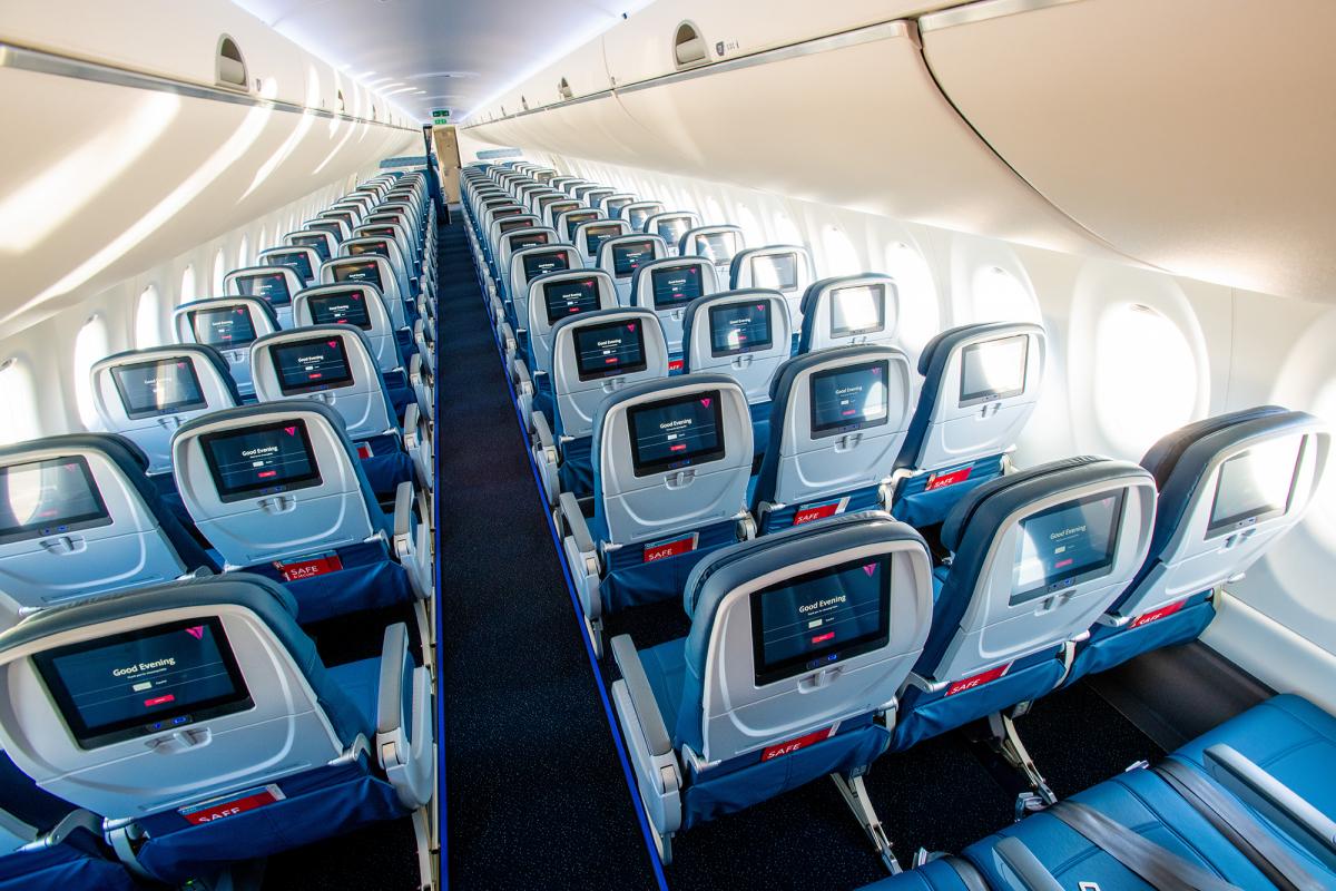 Photos Delta S New A220 Interior A Modern Elevated Experience For Domestic Travelers Delta News Hub