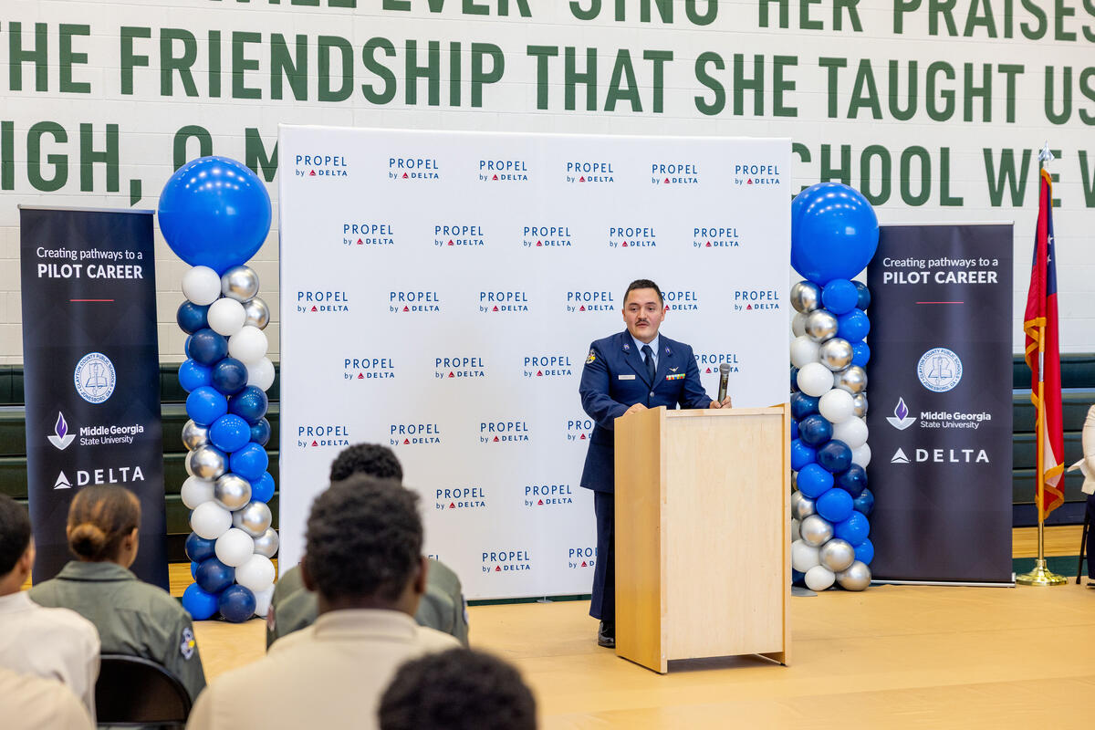 Dual enrollment aviation program for Clayton County students takes flight with the help of Delta’s Propel Program and Middle Georgia State University