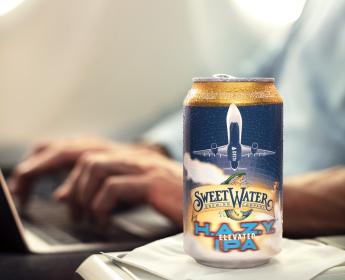 Delta and SweetWater Elevated H.A.Z.Y. IPA